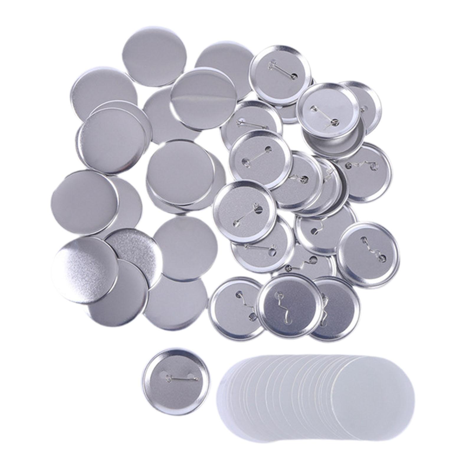 Bothyi - 100 Piezas De Suministros Para Hacer Botones En Blanco Redondos Para Máquina De Hacer Botones, Regalos M