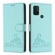 thumbnail image 1 of Funda tipo cartera FOXDOCK para Motorola MOTO G30/G10/G20 con soporte, ranuras, RFID, diseño de gato, 1 of 5