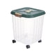 thumbnail image 3 of Contenedor De Alimentos Secos Contenedor De Alimentos Con Ruedas Para Gabinete Encimera Bocadillos Verde 15 Kg, 3 of 5
