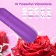 thumbnail image 3 of Masajeador Kverg Recargable Impermeable 10V Morado, 3 of 5
