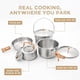 thumbnail image 3 of Set de Cocina de Acero Inoxidable Living in a Bubble CS7 Apilable de 7 Piezas, 3 of 3
