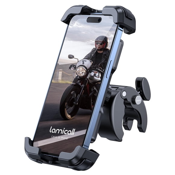 Soporte para teléfono de motocicleta Lamicall para iPhone Galaxy