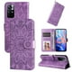 thumbnail image 5 of Funda tipo cartera FOXDOCK para Xiaomi Poco M4 Pro 5G , diseño girasol en relieve, cuero PU, cierre magnético, soporte y tarjetero, 5 of 5