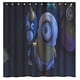 thumbnail image 1 of Cortina de ducha con diseño de Pegman, juego de cortinas de baño con ganchos, tamaño 66 x 72 pulgadas, 1 of 3