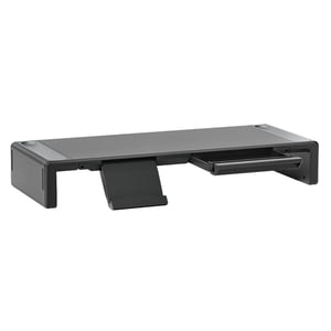 Bothyi - Soporte Elevador Para Monitor, Soporte Ergonómico Para Tableta Y Teléfono, Para Monitores, Ordenador Portátil De Escritorio, Color Negro