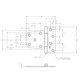 thumbnail image 2 of Bisagra de puerta National Hardware N223-867 negra 1,36 kg, 2 of 2