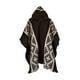 thumbnail image 1 of Poncho Con Lana De Alpaca Arauco Unisex Café, 1 of 3