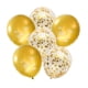 thumbnail image 1 of 6 Piezas 12 Pulgadas Globos De Látex Metálico Lentejuelas Globos Decoración De Fiesta De Navidad Dorado, 1 of 5