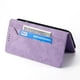 thumbnail image 5 of Funda tipo cartera con bloqueo RFID para Google Pixel 9A Con tapa abatible, portatarjetas, cierre magnético, TPU y soporte Morado, 5 of 6