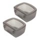 thumbnail image 5 of 2 Piezas De Cuencos Para Perros Para Jaulas De Alambre O Jaulas Para Mascotas Cachorros Conejillos De Indias Gris, 5 of 5