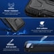 thumbnail image 3 of Funda de transporte para PlayStation Portal, carcasa rígida protectora portátil de viaje bolsa de transporte completa funda protectora accesorios para PlayStation Portal Remote Player-Negro, 3 of 5