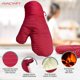 thumbnail image 5 of Guantes de horno AVACRAFT, par, 500°F, rojo, silicona y algodón, 5 of 7