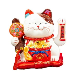 Genérico - Figura De Gato De La Suerte, Decoración Del Salpicadero Del Coche, Para Gabinete De Entrada, Centro De Mesa Para El Hogar, Estilo B