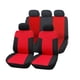 thumbnail image 1 of Funca Cubre Asiento BD Diseño en Rojo 9 Piezas / 5 Cabeceras Negro, 1 of 2