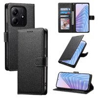 Funda Para Foxdock Xiaomi Redmi Note 14 5G– Cuero Premium, 3 Ranuras Para Tarjetas, Protección Contra Impactos