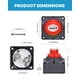 thumbnail image 3 of Interruptor de desconexión de batería Kohree 12V-48V 275A a prueba de agua, 3 of 7