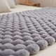 thumbnail image 3 of Juego De Piecera Peluda Texturizada Medida 70x190cm Pie De Cama Blanco, 3 of 3