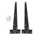 thumbnail image 4 of 1 par de alta resistencia t bisagra gabinete puerta puerta batiente bisagra negro 10 pulgadas, 4 of 5