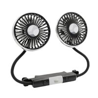 Bothyi - Ventilador De Refrigeración Para Asiento Trasero De Coche, Silencioso, De Doble Cabezal, Para Sedán