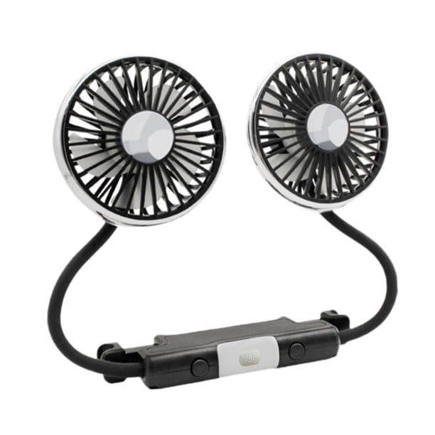 Ventilador De Refrigeración Para Asiento Trasero De Coche, Silencioso, De Doble Cabezal, Para Sedán