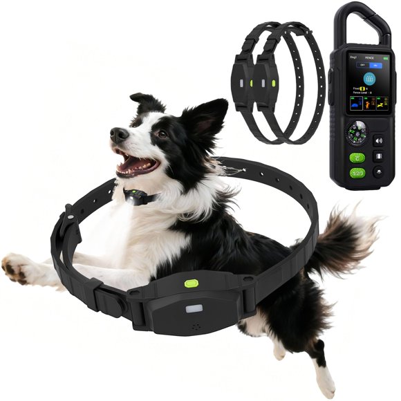 Collar para perro Beatails inalámbrico 195 m impermeable para 2 perros