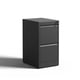thumbnail image 1 of 2 Drawer Metal Vertical File Cabinet with Lock Office Home Steel Vertical File Cabinet for A4 Legal/Letter Size, 1 of 3