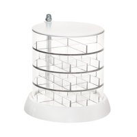 Magideal - Caja De Almacenamiento De Joyería Giratoria, Bandeja De Joyería, Anillos De Moda, Caja Organizadora De Joyería De 4 Capas Para El Hogar, Boda, Fiesta,