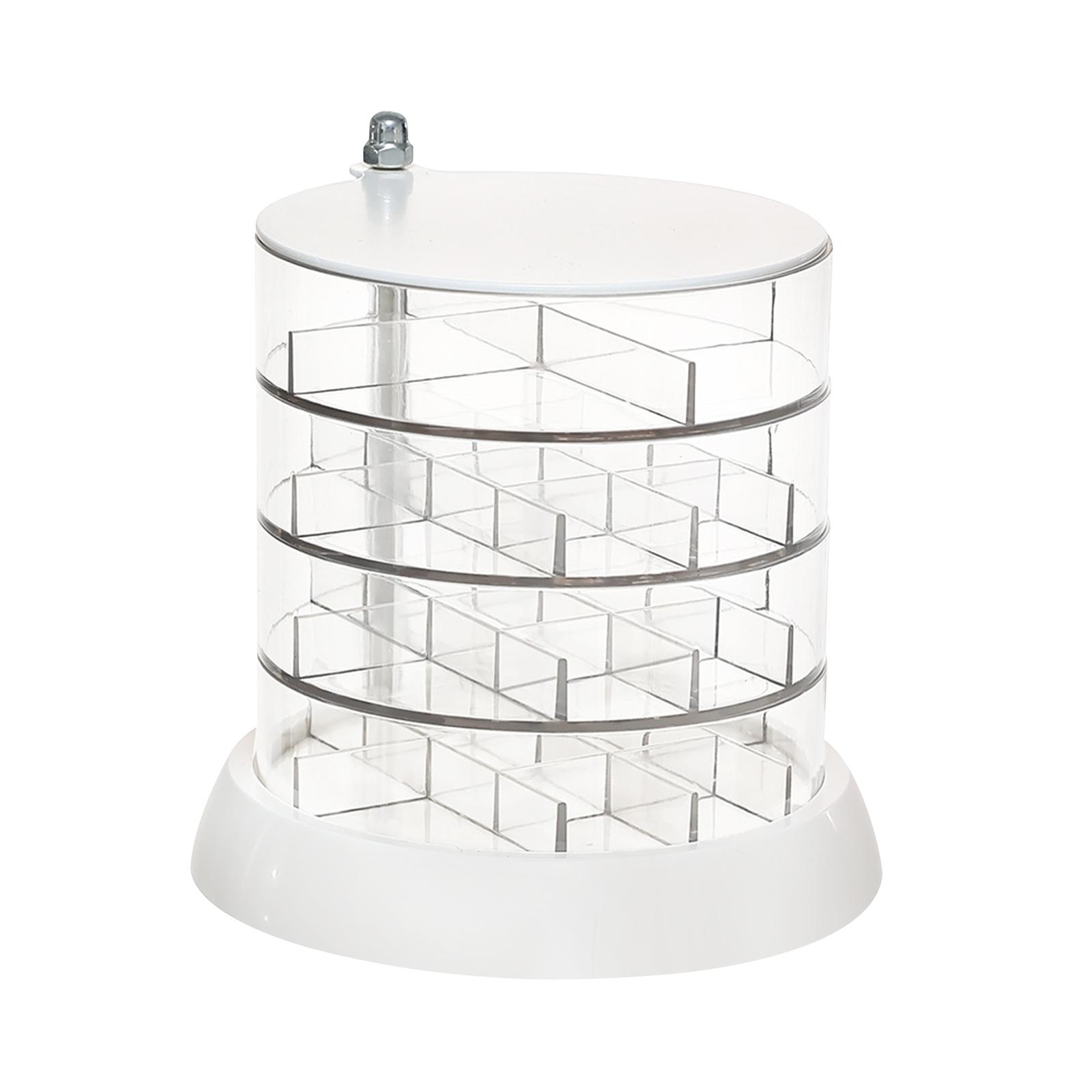 Magideal - Caja De Almacenamiento De Joyería Giratoria, Bandeja De Joyería, Anillos De Moda, Caja Organizadora De Joyería De 4 Capas Para El Hogar, Boda, Fiesta,