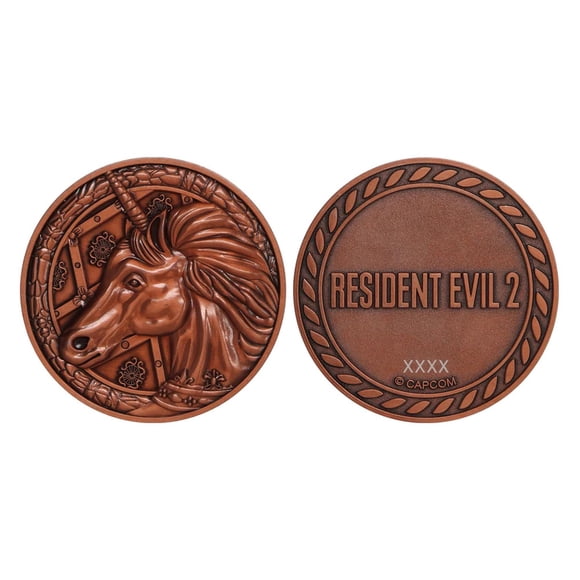 Réplica del medallón de unicornio de Fanattik Resident Evil 2