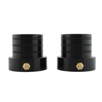 Ioensy - Kit De Juntas Para Tubo De Eje Delantero Para Jeep Cherokee Xj 84-01 Wrangler Tjl 04-06 Negro