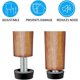 thumbnail image 4 of Niveladores de patas para muebles LANBEAUTIFY, paquete de 20, ajustables, 1/4, 4 of 5