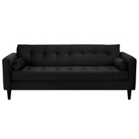 Bodevir - Sofa Retro 3Cg Felpa 00 Negro