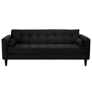 Bodevir - Sofa Retro 3Cg Felpa 00 Negro