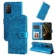 thumbnail image 4 of Funda tipo cartera FOXDOCK para Xiaomi Poco M3 , diseño girasol en relieve, cuero PU, cierre magnético, soporte y tarjetero, 4 of 5