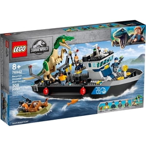 Set Lego Jurassic World Escape Del Barco Del Dinosaurio Baryonyx