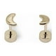 thumbnail image 1 of Aros de forma de Luna de Plata 925, 1 of 2