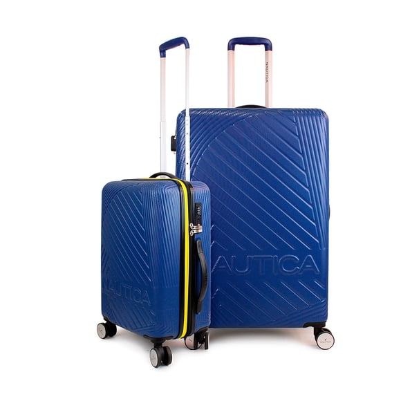 Pack 2 maletas Nautica S+L Bahamas 10kg y 23kg azul