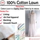 thumbnail image 2 of Tela Barcelonetta 147 cm Algodón Lawn Blanco 5 yard (4,57 m), 2 of 6