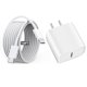 thumbnail image 1 of Cargador + USB C de 20W + Cable USB C a Tipo C de 60W para iPhone 17, 1 of 7