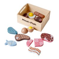 Bothyi - Juego De Alimentos De Madera, Juguete Montessori, Juego De Simulación, Juguetes De Cocina Para Niños Y Niñas