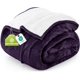thumbnail image 1 of Manta Sherpa Utopia, cama king size, color ciruela, 229 x 259 cm, 1 of 7