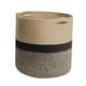 thumbnail image 4 of Cesto Perchas Cuerda Tejida Decorativa Cesto De Ropa Sucia Cesto De Lavandería Negro30cm, 4 of 5
