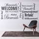 thumbnail image 2 of Decomural Welcome Foreign Language WS-51261, 2 of 2