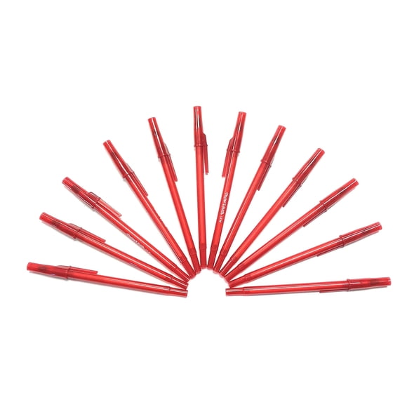 Paper Mate Bolígrafo de punta 1.0 mm rojo - paquete de 12 unidades
