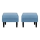 thumbnail image 1 of Set Pouf Sky 1c Felpa 00 Azul Petroleo, 1 of 4