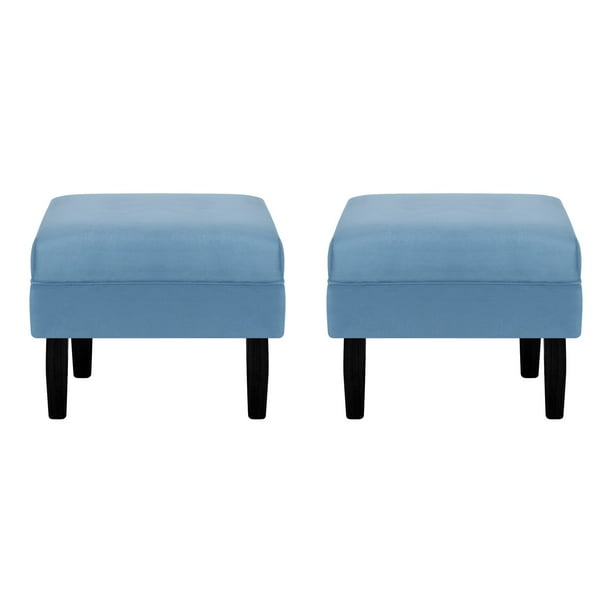 Set Pouf Sky 1c Felpa 00 Azul Petroleo