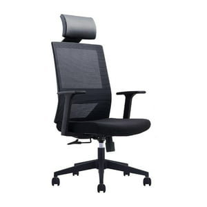 Pitaya - Silla De Escritorio Con Regulación De Reposabrazos Cabecera Color Gris Material Del Tapizado Algodón