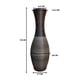 thumbnail image 5 of Jarron Florero Decorativo Tejido Rattan Moderno Café 70 CM, 5 of 8