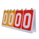 thumbnail image 1 of Flip Number Score Board Marcador Deportivo Para Baloncesto Voleibol Fútbol Amarillo Rojo, 1 of 5