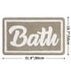 thumbnail image 1 of 1pc Absorbent Non-Slip Bathroom Mat - Soft Plush Rug for Home and Bathroom - Machine Washable and Thickened Door Carpet - Perfect for Home Decor and Comfort, 1 of 5